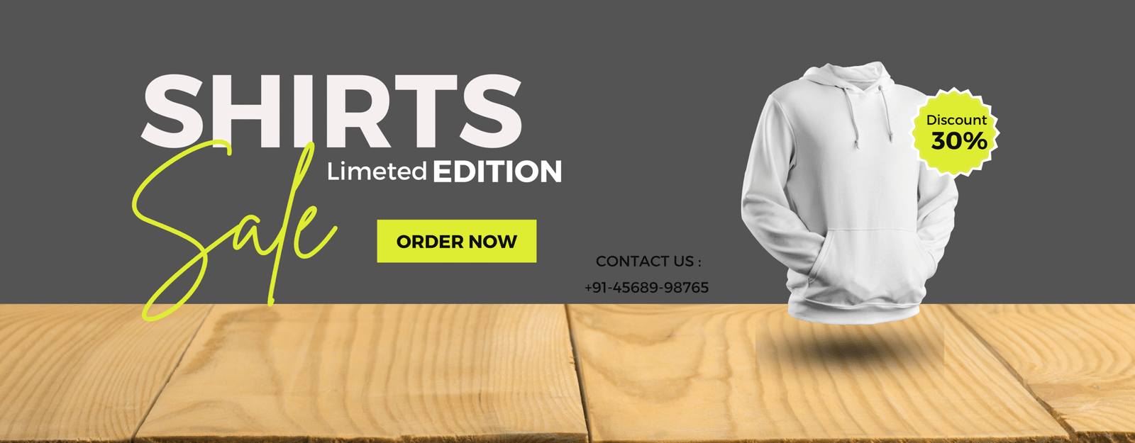 Yellow White Modern Special Discount Banner (1024 x 400 mm) (4)